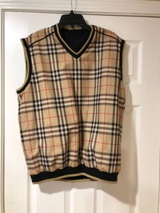 burberry vest reversible