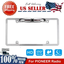 Backup Camera Rearview License Plate Frame for PIONEER MVH-210EX MVH210EX