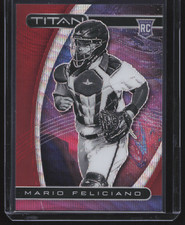 Mario Feliciano Ruby Wave Rookie 186/199 Titan Chronicles Baseball 2021 RC