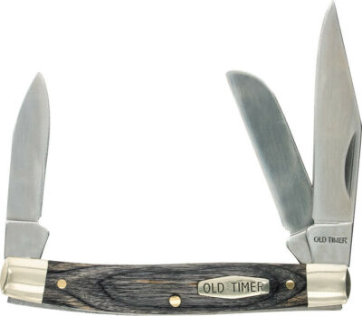 Old Timer Schrade Heritage Middleman Blackwood D2 Folding Pocket Knife 1149100