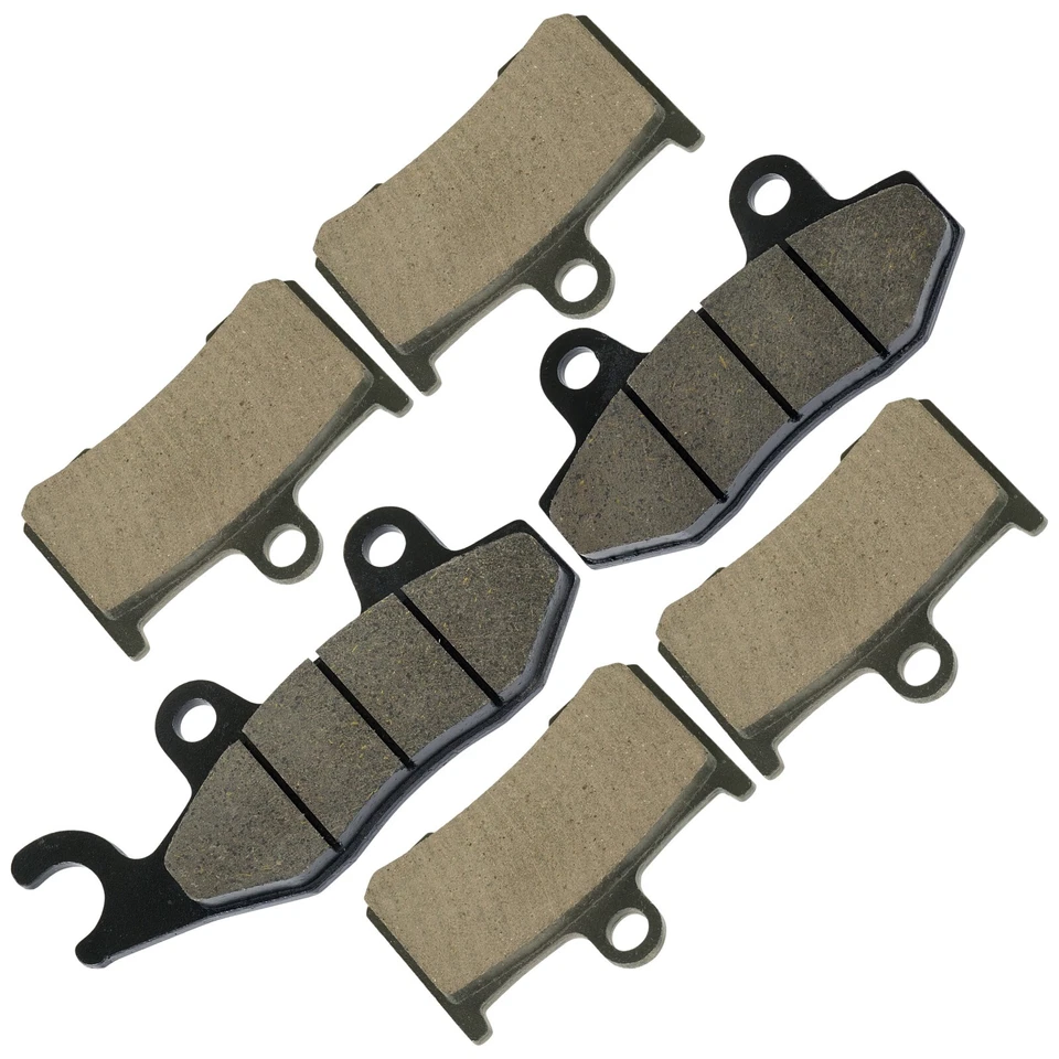 Pastillas de freno delanteras y traseras Caltric para Triumph Speed Triple / R 1050 2005-2015 Foto 4 de 4