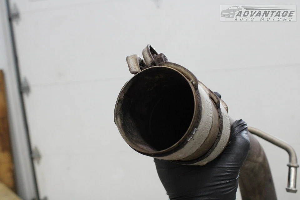 2013-2017 大众 CC 2.0L L4 EXHAUST MUFFLER SILENCER Resonator DOWNPIPE 原始设备制造商 — 第 4/4 张图片