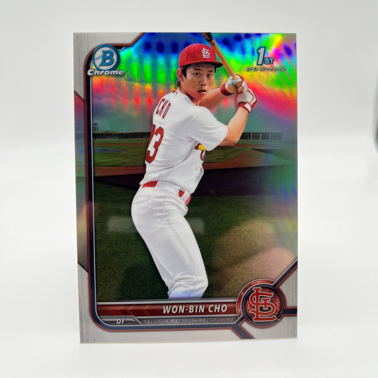 2022 Bowman Chrome Prospects Refractor 466/499 Won-Bin Cho #BCP-154