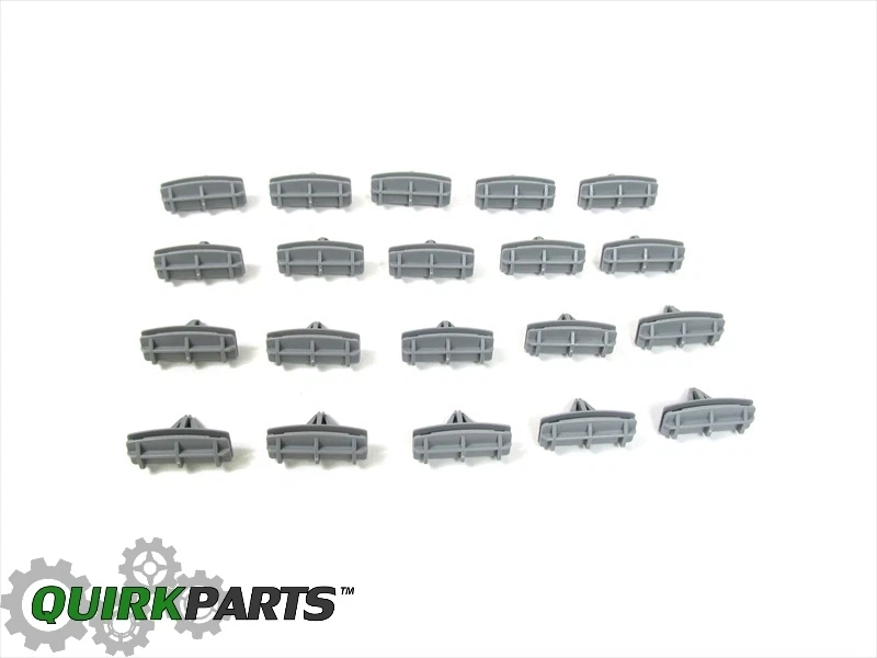 02-11 Jeep Liberty GUARDABARROS ACAMPANADO CABEZA FLECHA MOLDURA CLIPS (JUEGO DE 20) NUEVO MOPAR Foto 4 de 4