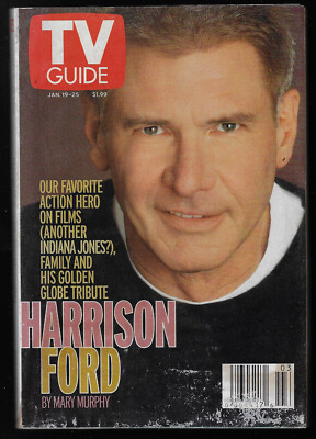 TV Guide Jan 19 2002 - HARRISON FORD - RI ed