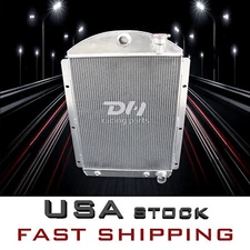 3 Row Aluminum Radiator for 1941 1942 1943 1944 1945 1946 Chevy Truck Pickup V8