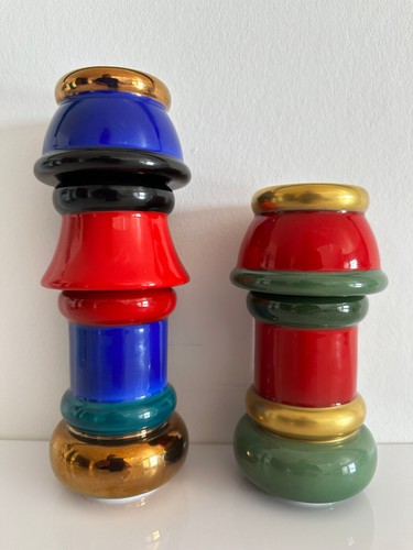 Hundertwasser Säulenleuchter Kerzenständer 5 Elemente - Bild 4 von 5