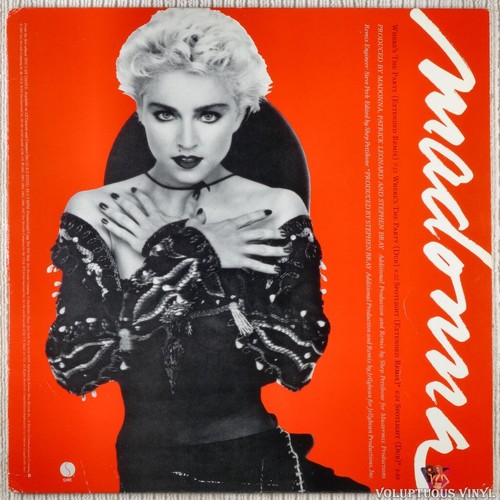 Madonna – Where's The Party / Spotlight (1987) Vinyl, 12", Single, Promo