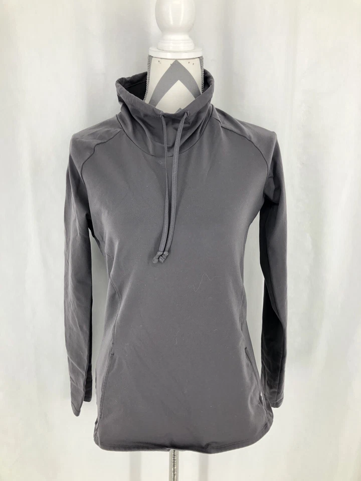 Under Armour All Season Gear Drawstring Turtleneck Gray Fitted Shirt Medium - Image 2 of 4