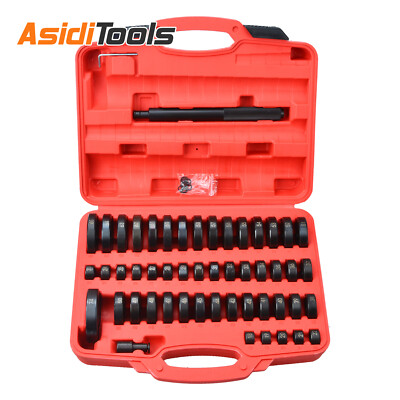 52-tlg Radlager Druckstück Montagescheiben Treibsatz Press Werkzeug 18-65 mm
