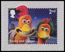 GB 4723 Aardman Classics Rocky and Ginger 2nd single MNH 2022