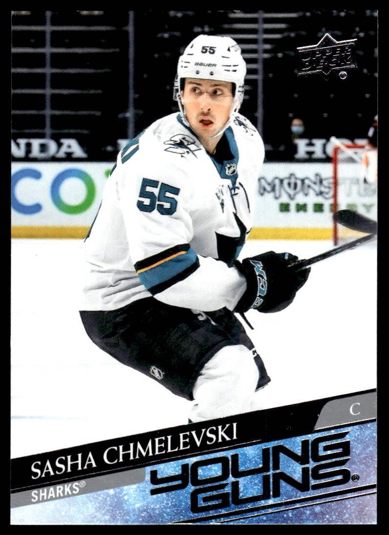 2020-21 Upper Deck Young Guns Sasha Chmelevski Rookie San Jose