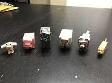 Minecraft Animal Figure Lot-(6)Wolf, Brown Cow, Sheep, Ocelot, Pig, And Chicken