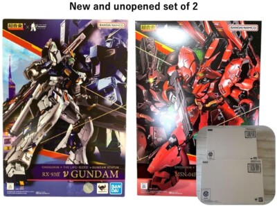 GUNDAM SIDE F MSN-04FF SAZABI & RX-93ff v GUNDAM CHOGOKIN GUNDAM SIDE F MSN-04FF SAZABI & RX-93ff v GUNDAM CHOGOKIN