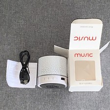 Stocking Stuffers Portable LED Subwoofer USB Card Insert Music Speakers White