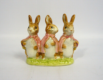 s*o様 Beatrix potter antique objects Vintage Beswick England Beatrix Potter - Flopsy, Mopsy & Cotton