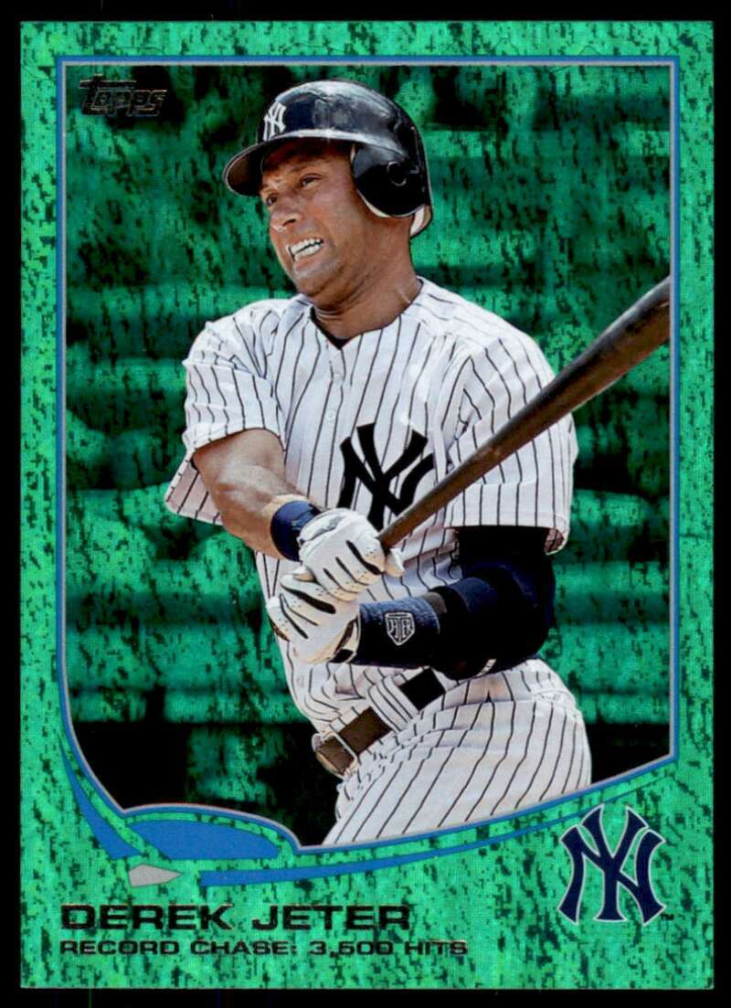 Derek Jeter Card 2013 Topps Emerald #373