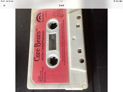 CARE BEARS and The Carnival ProcessionAUDIO CASSETTE TAPE Childrens stories,Rare