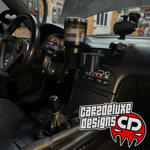 Cup holder upgrade for 1992-1998 Del sol phone mount functional central vent - 第 4/6 張圖片