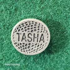 Personalized Metal Golf Ball Marker for Tasha