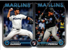 Emmanuel Ramirez/Jhonny Pereda 2024 Topps Update #US185 Rookie RC Miami Marlins