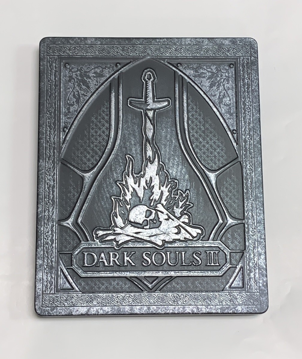 Dark Souls III Steel Book Case NO GAME INCLUDED with Soundtrack