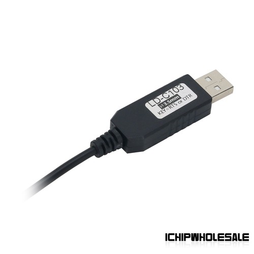 USB CW Cable Continuous-wave Automatic USB Cable + 3.5mm Plug For Software Keyer - 第 5/6 張圖片