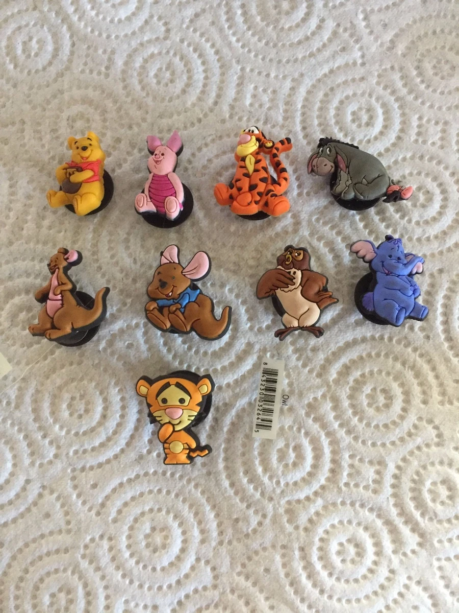 WINNIE THE POOH JIBBITZ POOH SHOE CHARMS HEFFALUMP OWL TIGGER PIGLET ROO  JIBBITZ