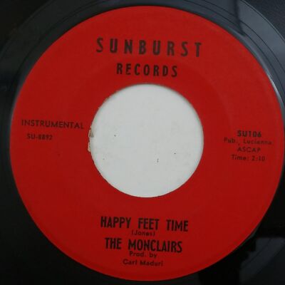 THE MONTCLAIRS Wait For Me SU106 Sunburst 7'' 45rpm Vinyl VG+ 1965