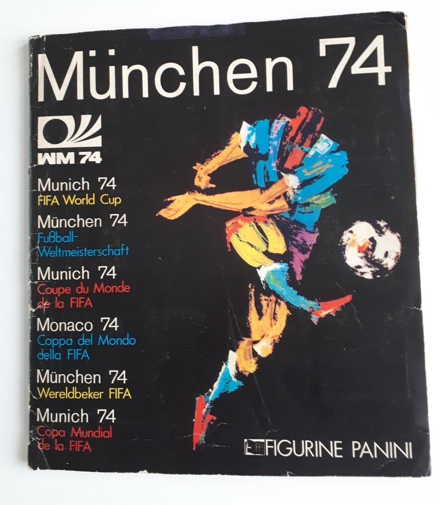 PANINI WORLD CUP MUNCHEN 74 COMPLETE ORIGINAL STICKERS ALBUM 1974