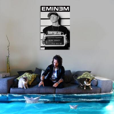 88177 Eminem Slim Shady Mugshot Wall Decor Wall Print Poster | eBay