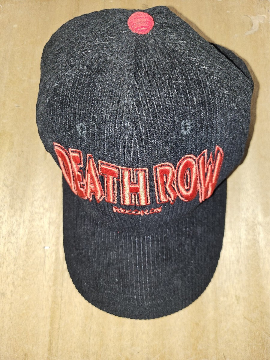 Death Row Records Corduroy Snap Back Headgear Classics Hat 2pac