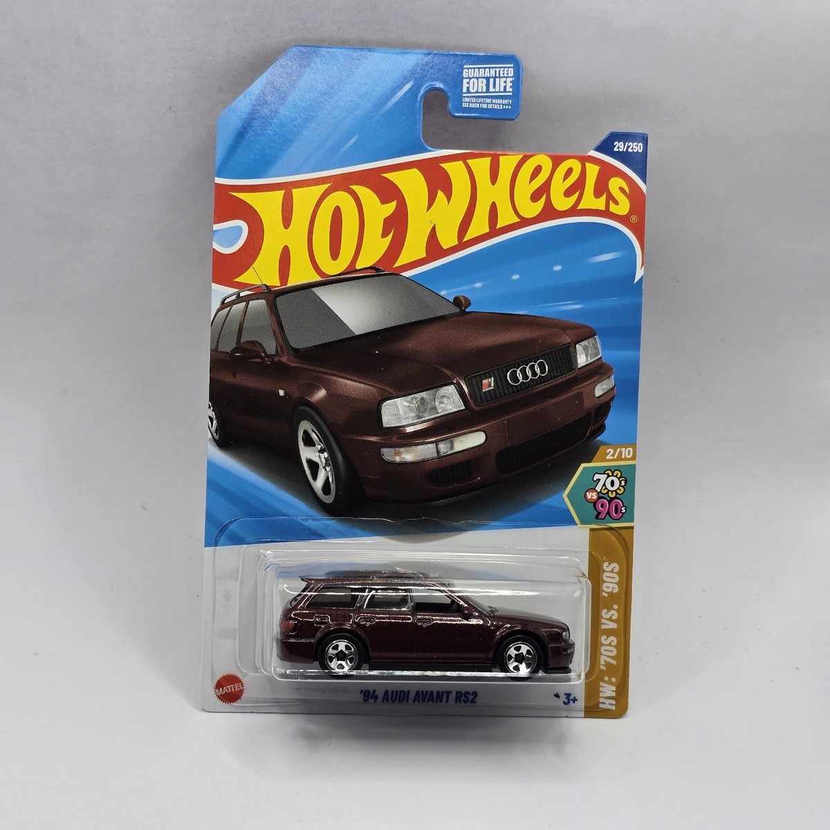 Hot Wheels 94 Audi Avant Rs2 Hw 70s Vs 90s 2/10 29/250 2025