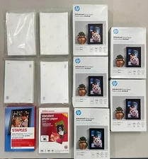 HUGE LOT OF PHOTO PAPER PACKS 4" by 6" OVER 1000 SHEETS!!   ALL SEALED!!