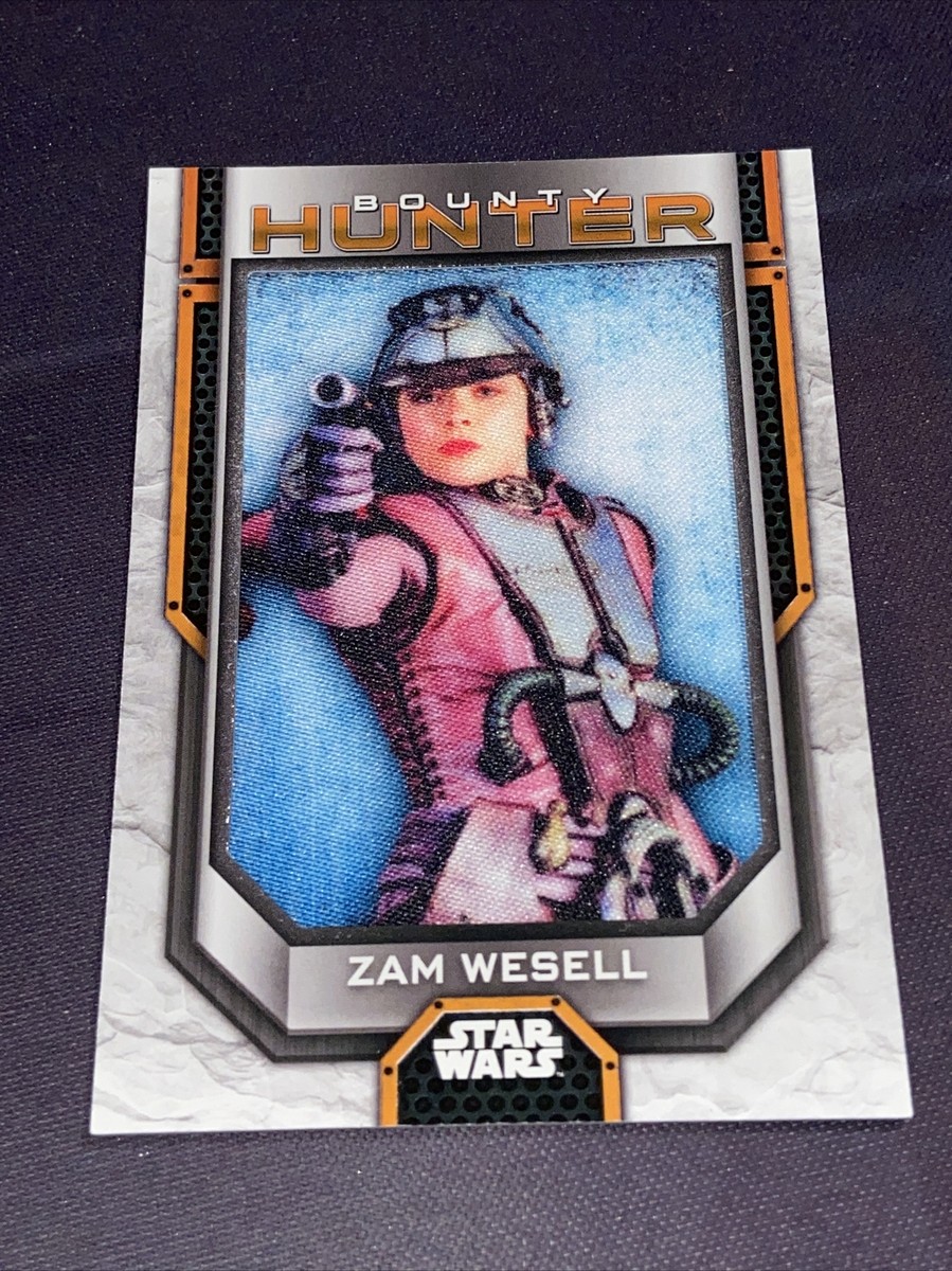 2021 Topps Star Wars Bounty Hunters ZAM WESELL COMMEMORATIVE PATCH