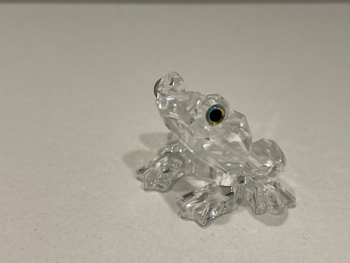 Swarovski Figur Kristall 183113 Frosch Groß 3,5 cm. Top Zustand | eBay