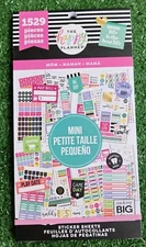 Brand New The Happy Planner Mom Life Is The Best Life Stickers / 1529 Pieces