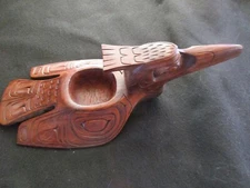 CLASSIC NORTHWEST COAST DESIGN, LOON EFFIGY CEREMONIAL BOWL,  WY-0224*05455