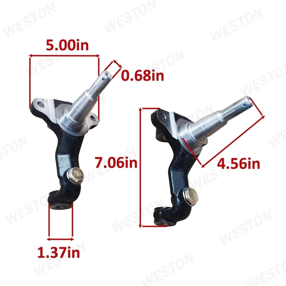 New Front Disc Brake Conversion Kit + Tubular A-Arms For Chevy Chevelle 1964-72 - Image 3 of 4