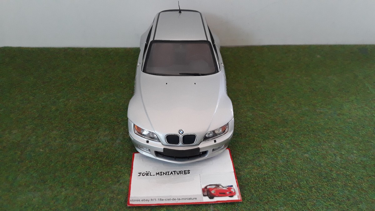 BMW Z3 2.8 COUPE gris argent silver métal 1/18 UT MODELS voiture miniature coll. | UK