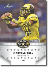 10-Ct Lot 2015 MARVELL TELL Leaf US Army All-American Rookie RCs USC