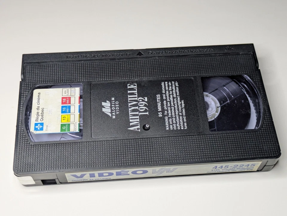 Amityville 1992 It's About Time  vhs tape - former rental. Tested - Image 4 of 4