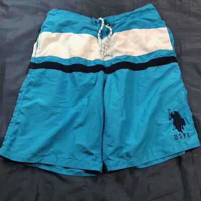 US Polo Assn USPA Striped Swim Bathing Suit Men's Size XXL