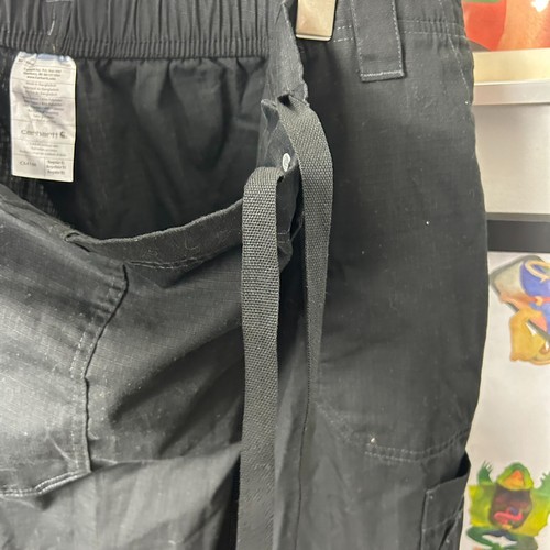 Vintage Y2K Carhartt Ripstop Cargo Pants Size XL Black - Picture 7 of 8