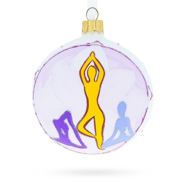 Yoga Glass Ball Ornament eBay
