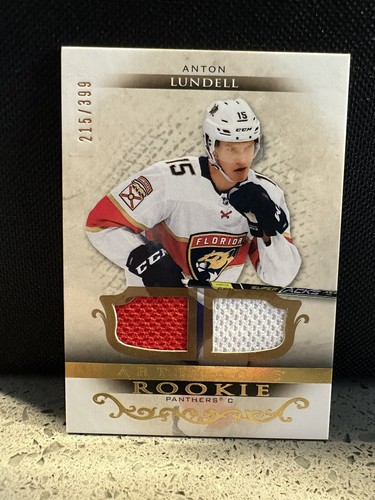 2021-22 Artifacts Hockey Anton Lundell IV Dual Patch /399 - Bild 1 von 3