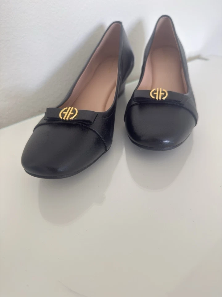 Cole Haan Malta Wedge Size 9.5 NWOB Or Tags. Black . - Image 4 of 4