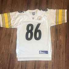 Pittsburgh Steelers Hines Ward #86 Jersey Men Sz Med White Reebok NFL Equipment