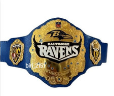 Baltimore Raven Wrestling Championship Leather Replica Belt 2MM Brass Adult Size