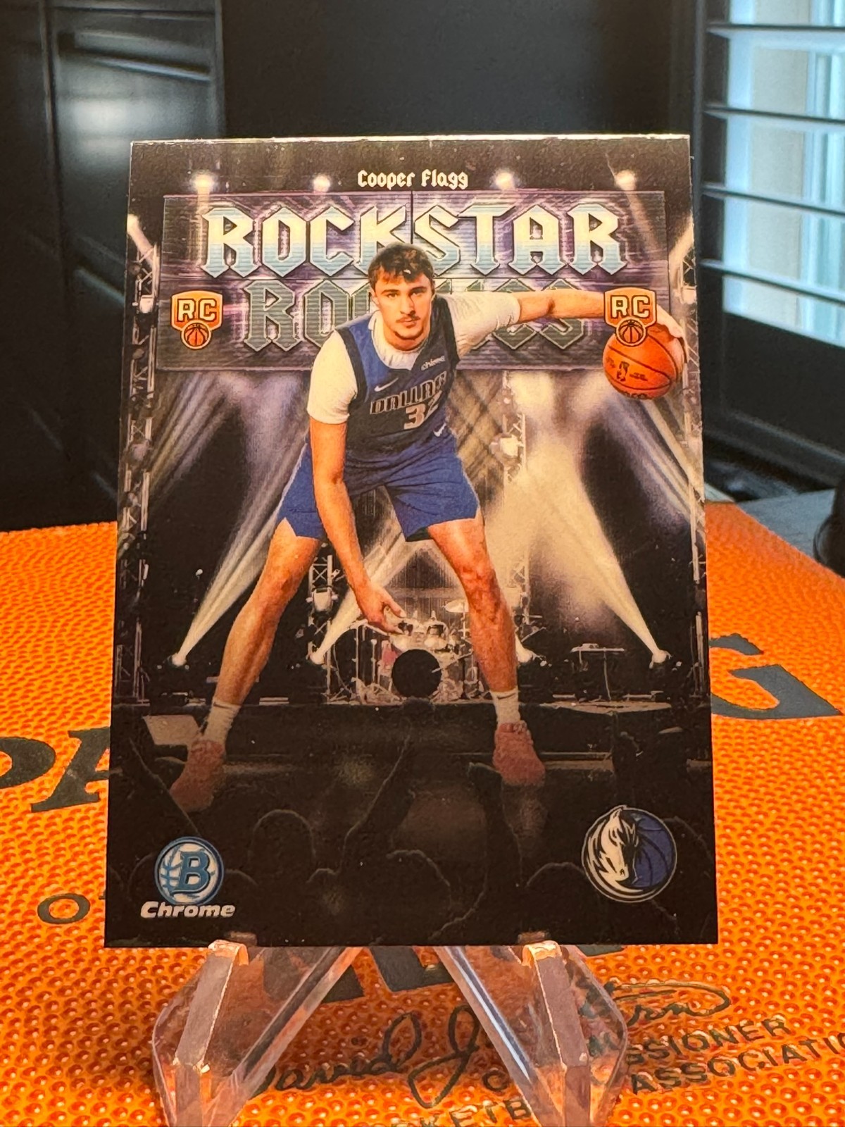 2025 BOWMAN CHROME ROCKSTAR COOPER FLAGG ROOKIE CARD #RR-1 MAVERICKS